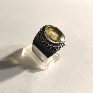 Citrine 925 Sterling Silver Ring